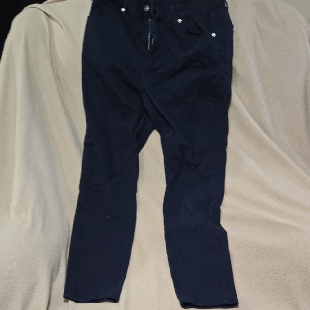 Women's High Rise Jeans - Dark Blue